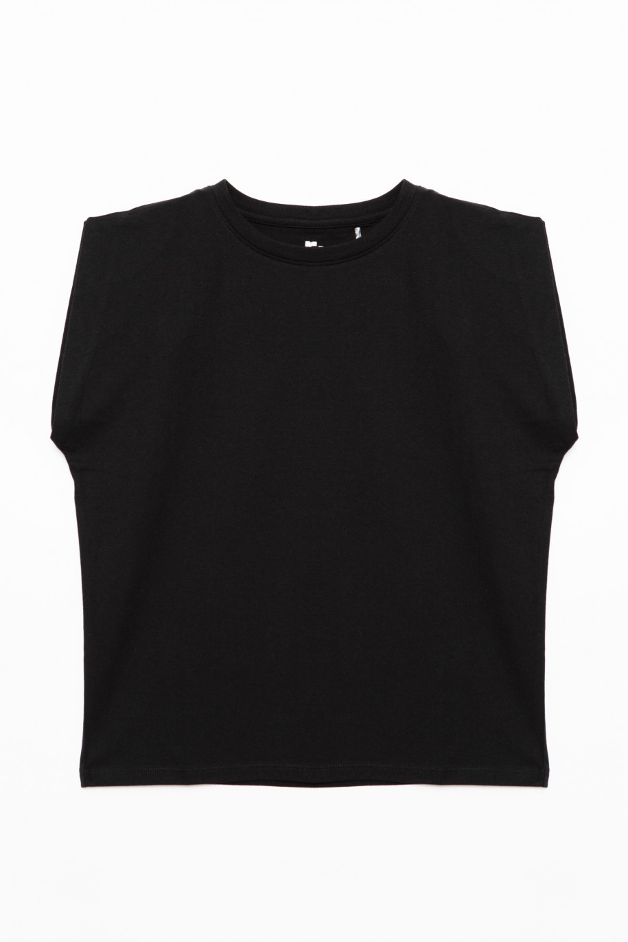 Czarny t-shirt dla dziewczyny - 28558