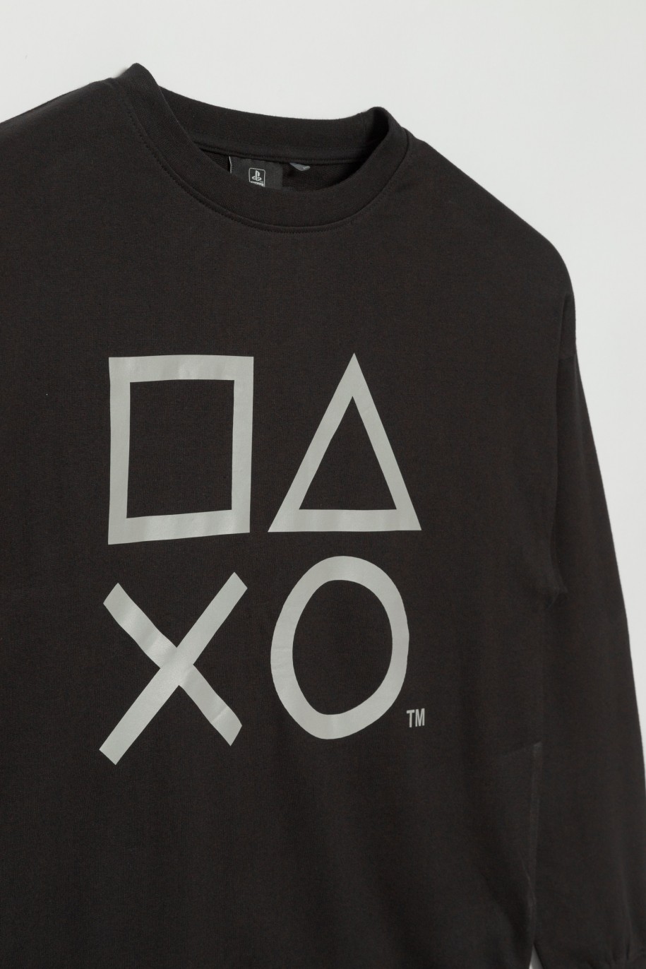 Czarna bluza PlayStation chłopięca - 30964