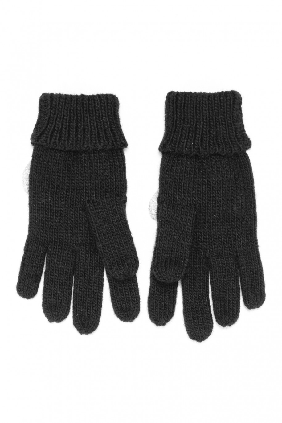 Czarne rękawiczki ze świątecznym akcentem CHRISTMAS - 31057