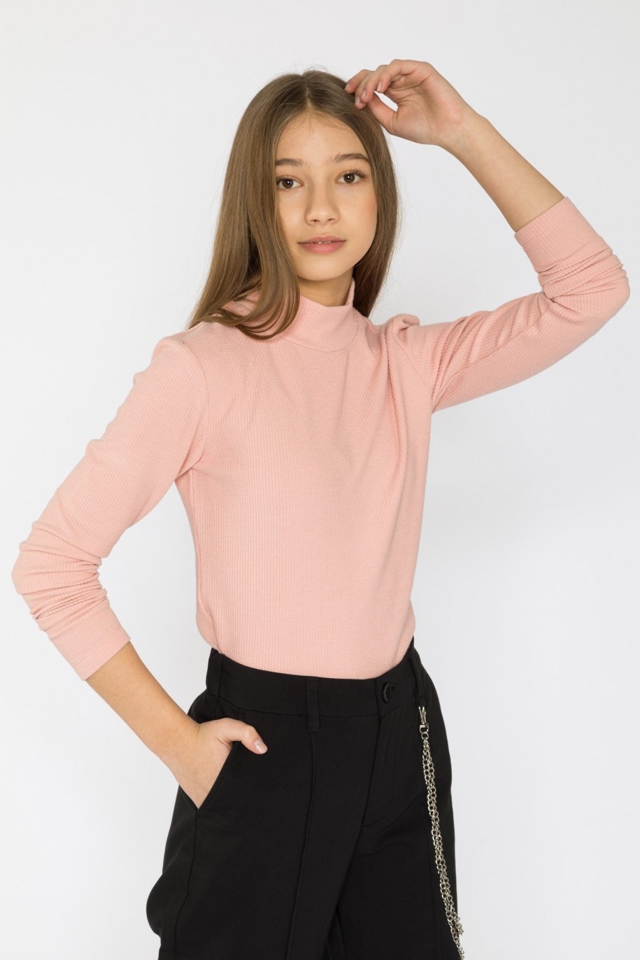 Różowa bluzka dla dziewczyny - 31613