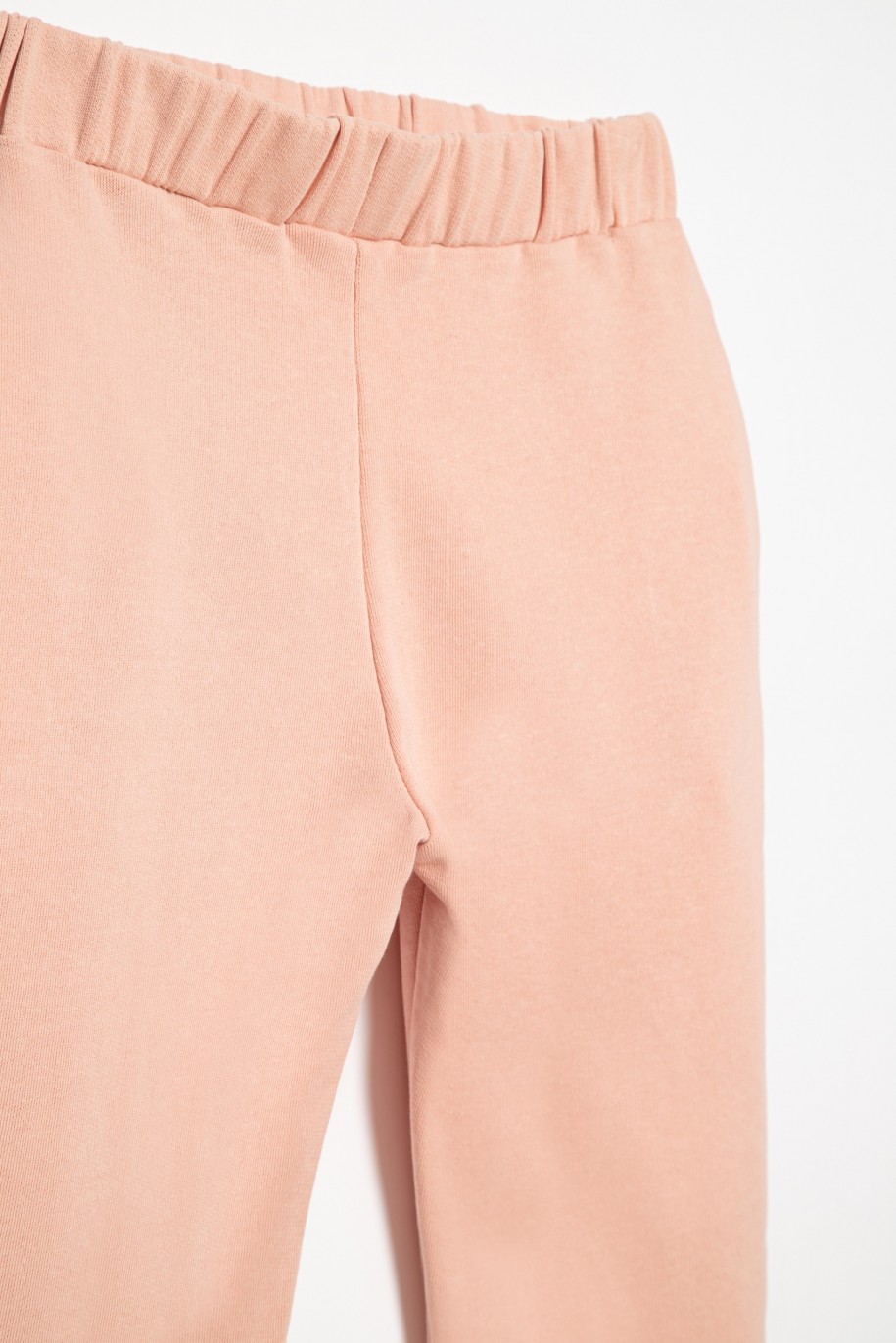 Różowe spodnie dresowe dla dziewczyny - 31948
