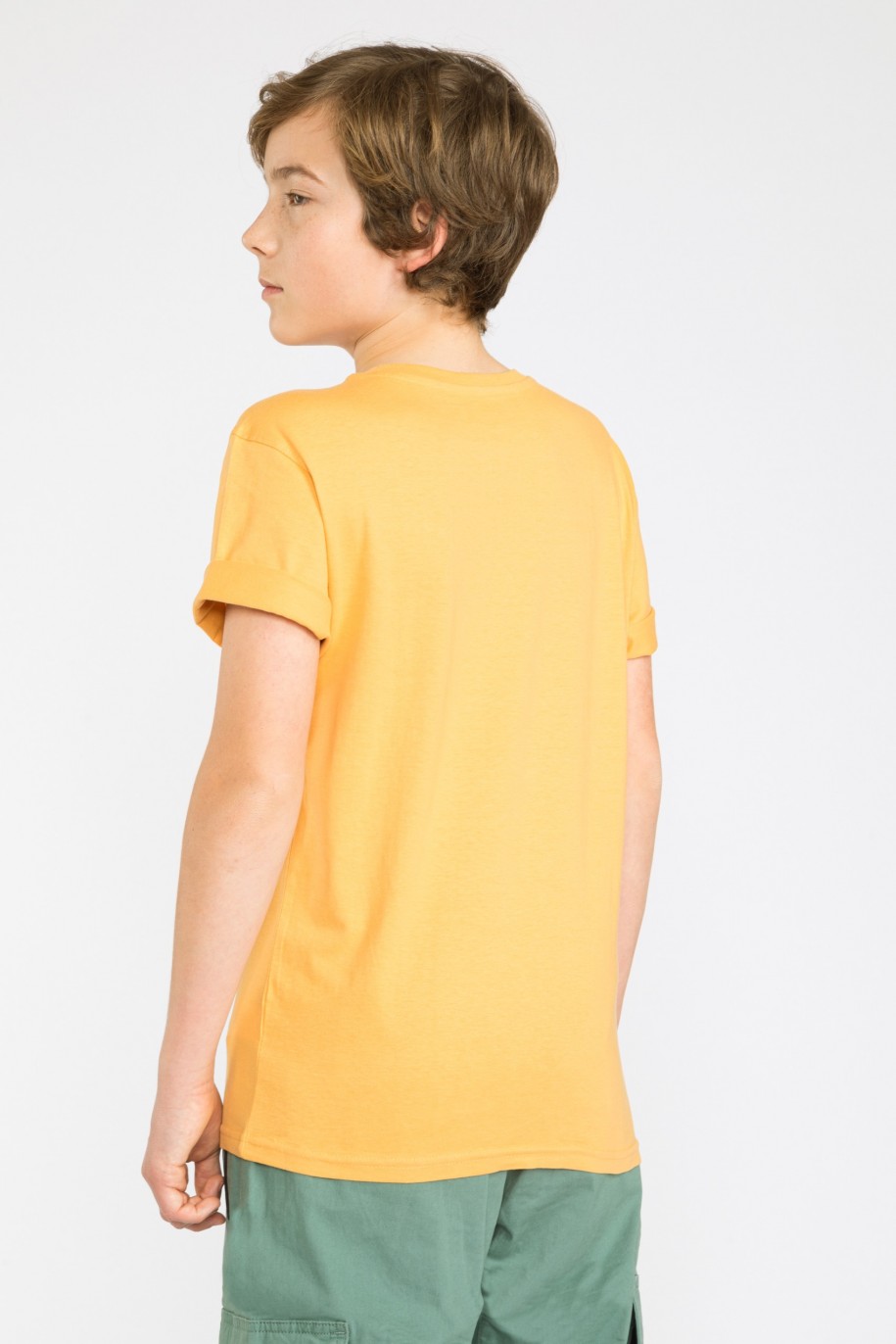 Żółty t-shirt dla chłopaka I'm NOT LISTENING - 32782