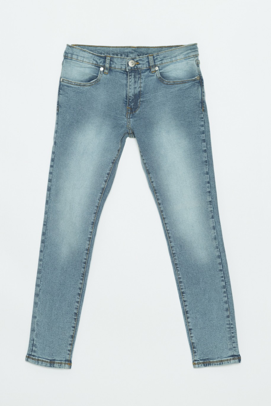 Niebieskie Jeansowe spodnie dla chłopaka LOOSE - 32848