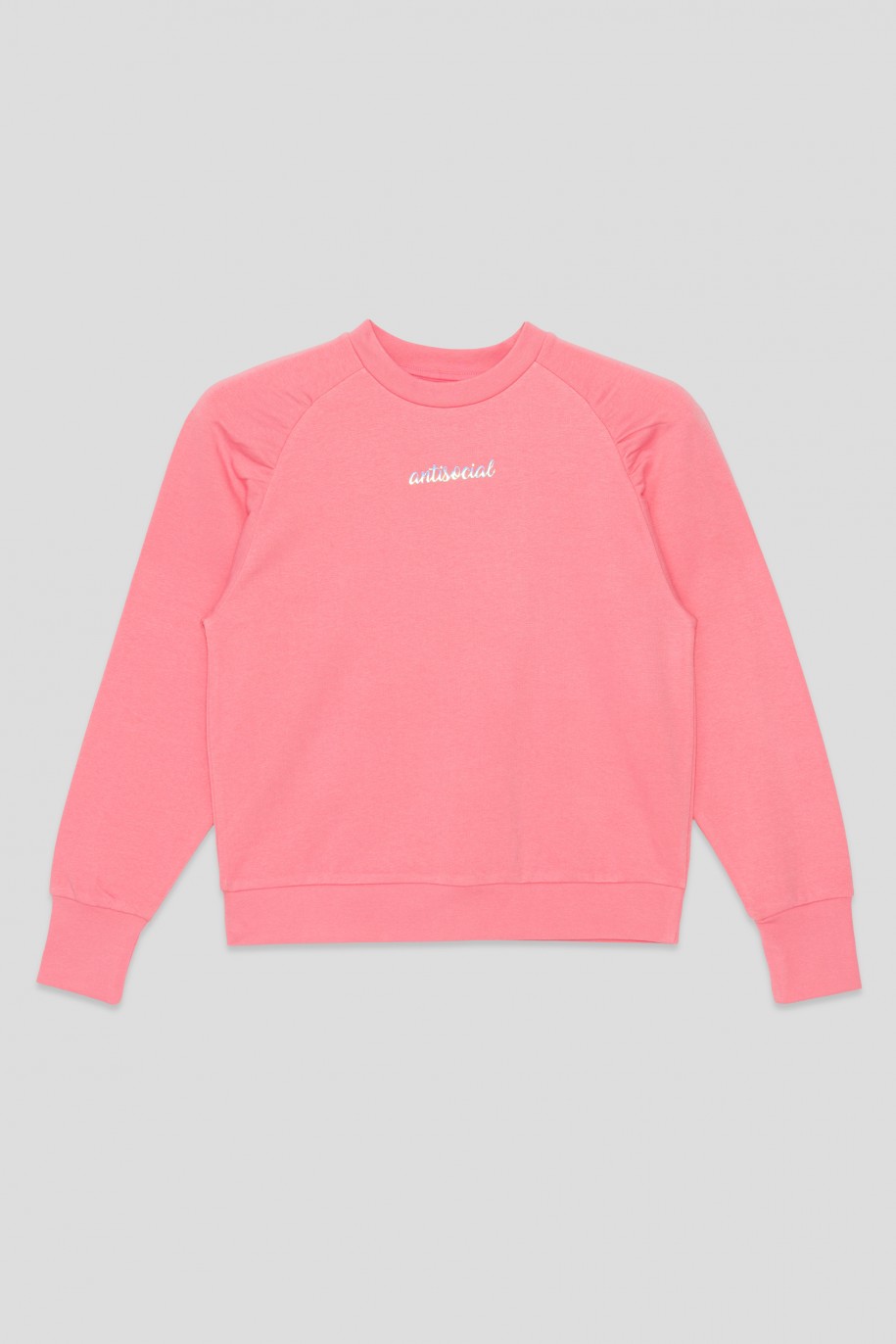 Różowa bluza dla dziewczyny - 33076