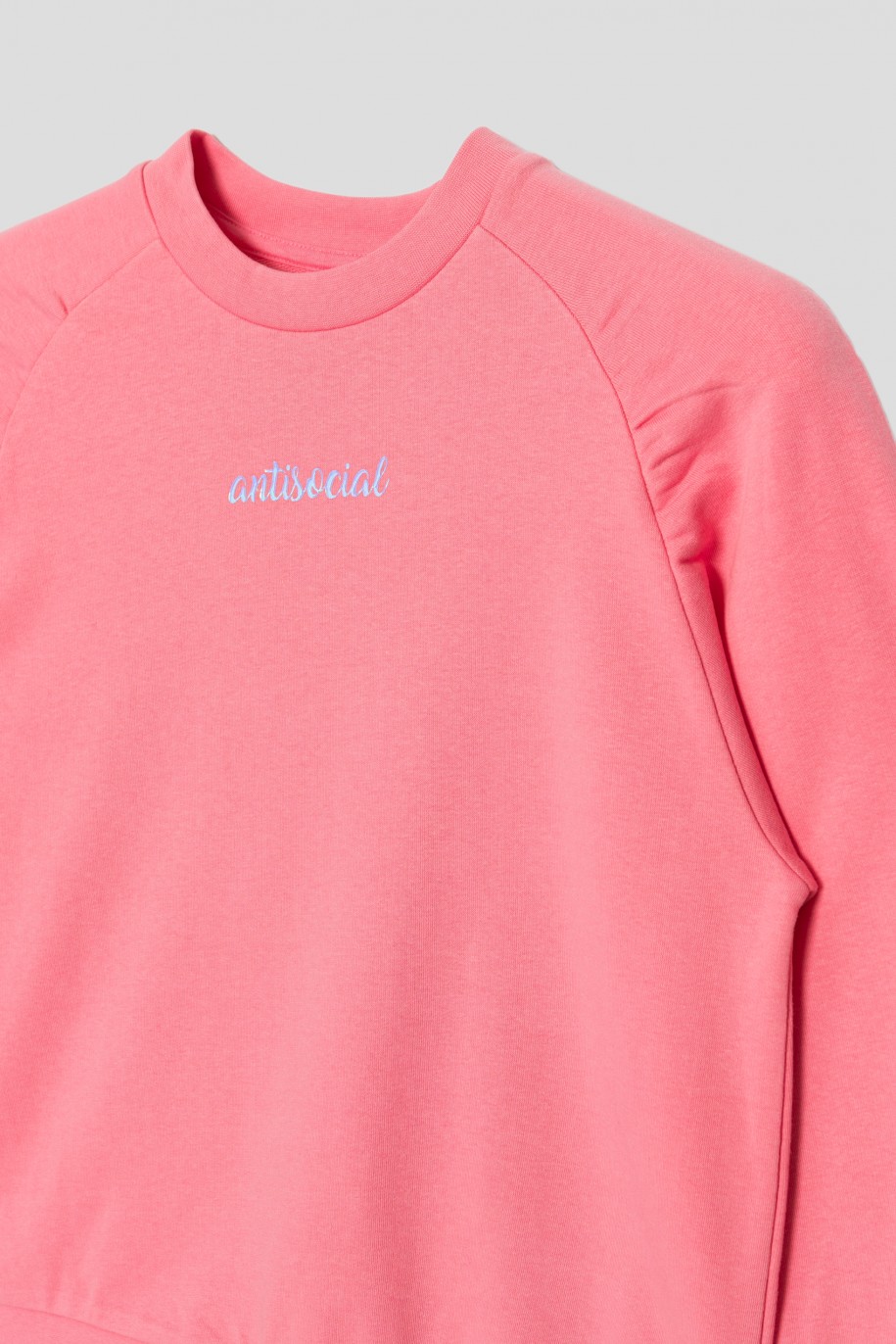 Różowa bluza dla dziewczyny - 33077