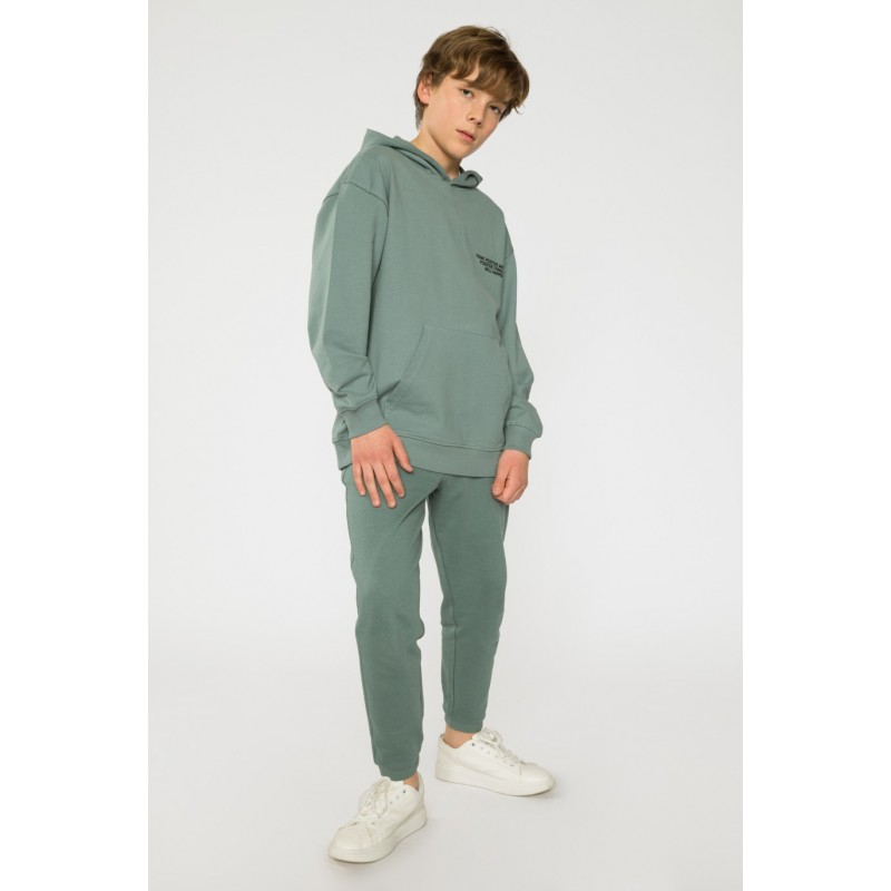 Zielone spodnie dresowe dla chłopaka SKATE OF MIND - 33139