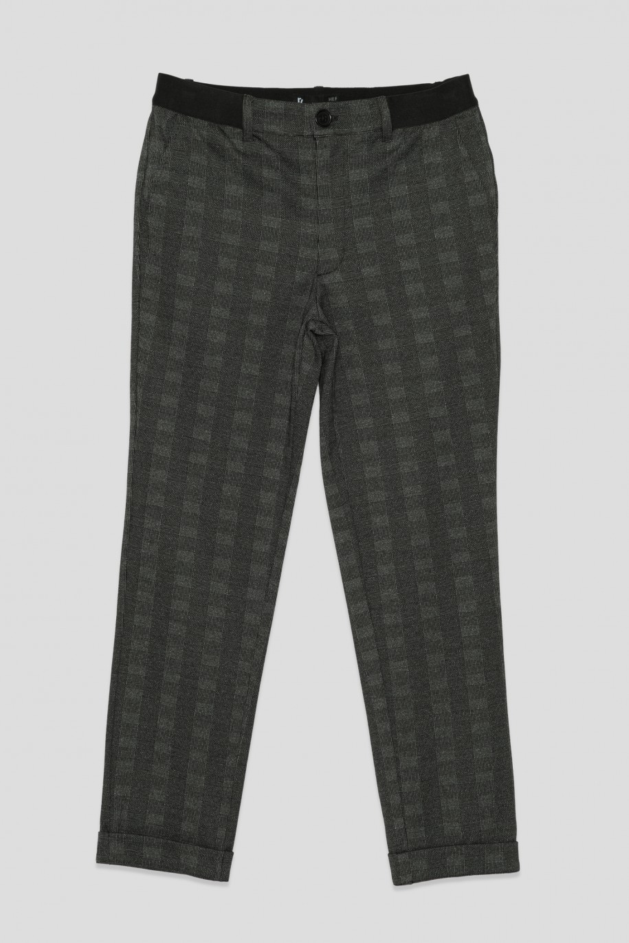 Eleganckie spodnie z dzianiny żakardowej dla chłopaka - 33599