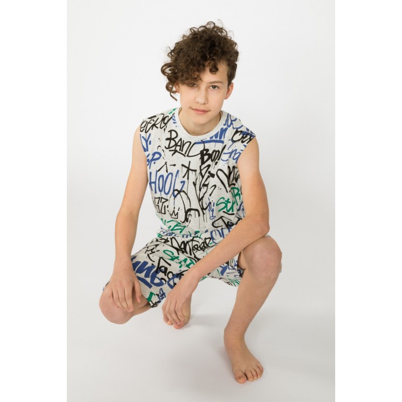 Dwuczęściowa piżama dla chłopaka GRAFFITI - 33688