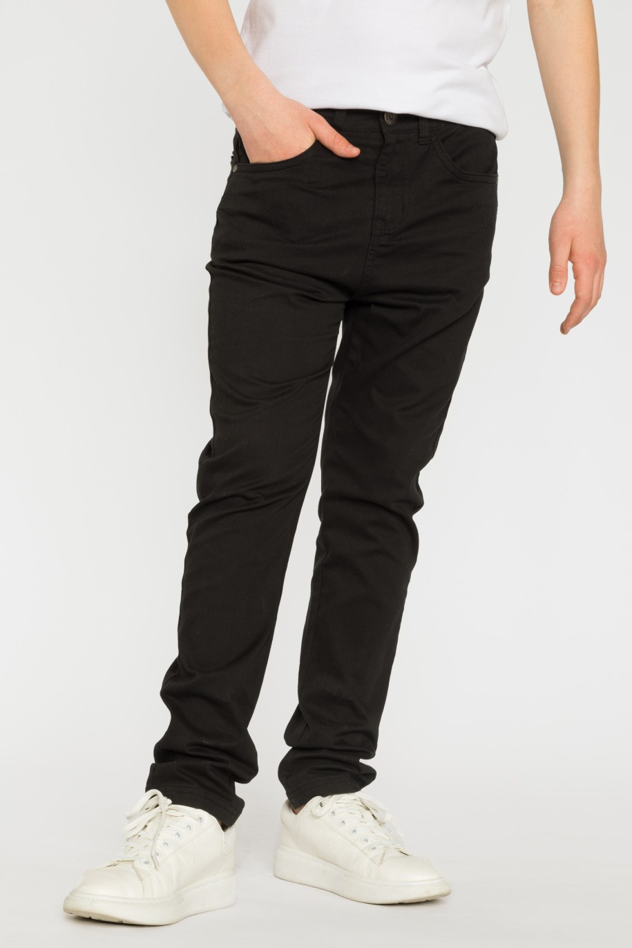 Czarne spodnie SLIM - 34110