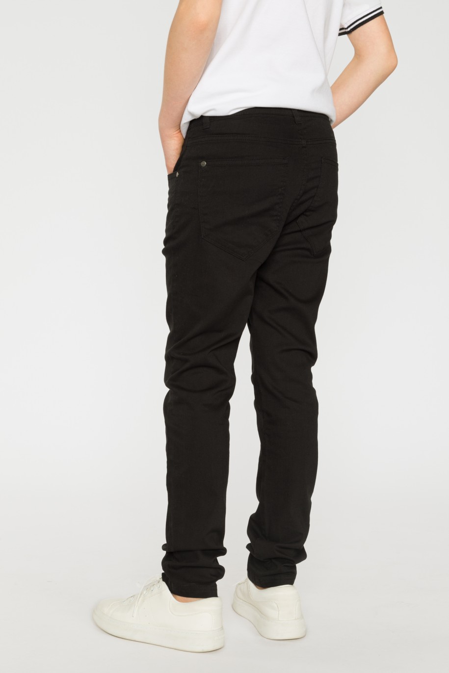 Czarne spodnie SLIM - 34111