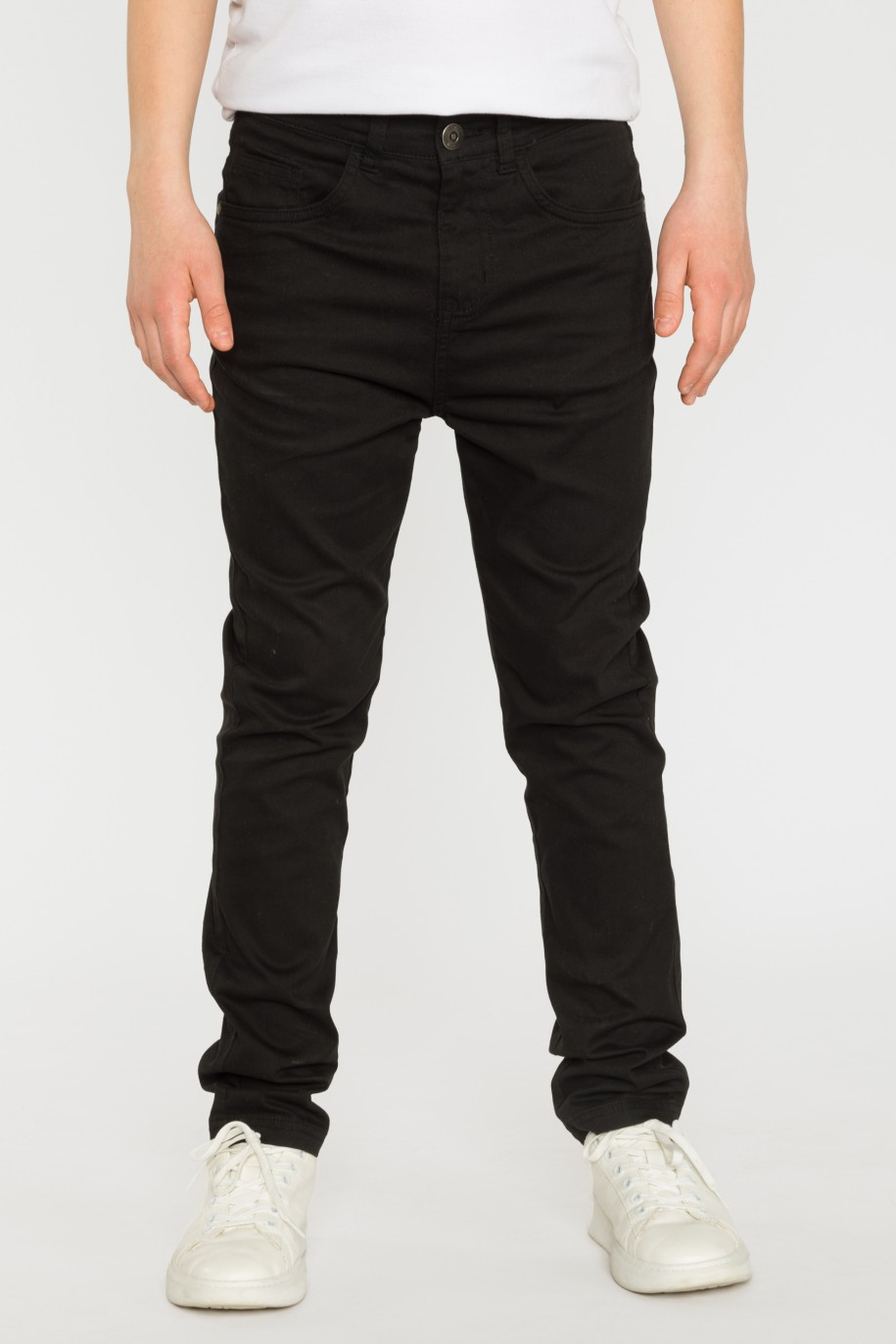 Czarne spodnie SLIM - 34112