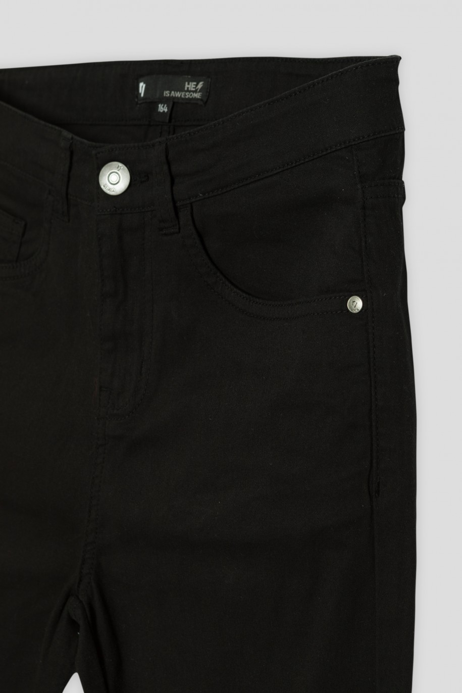 Czarne spodnie SLIM - 34114