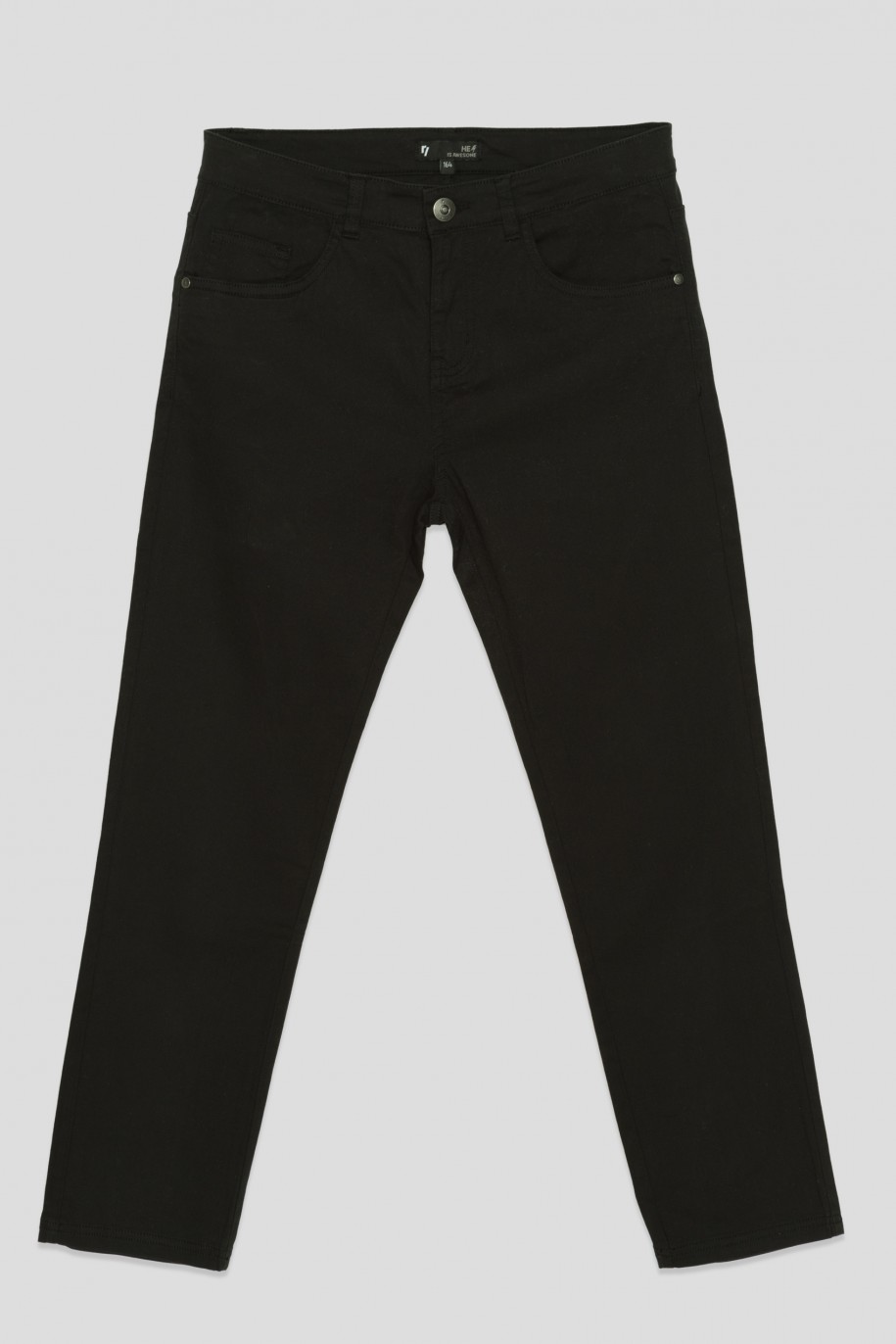 Czarne spodnie LOOSE - 34125