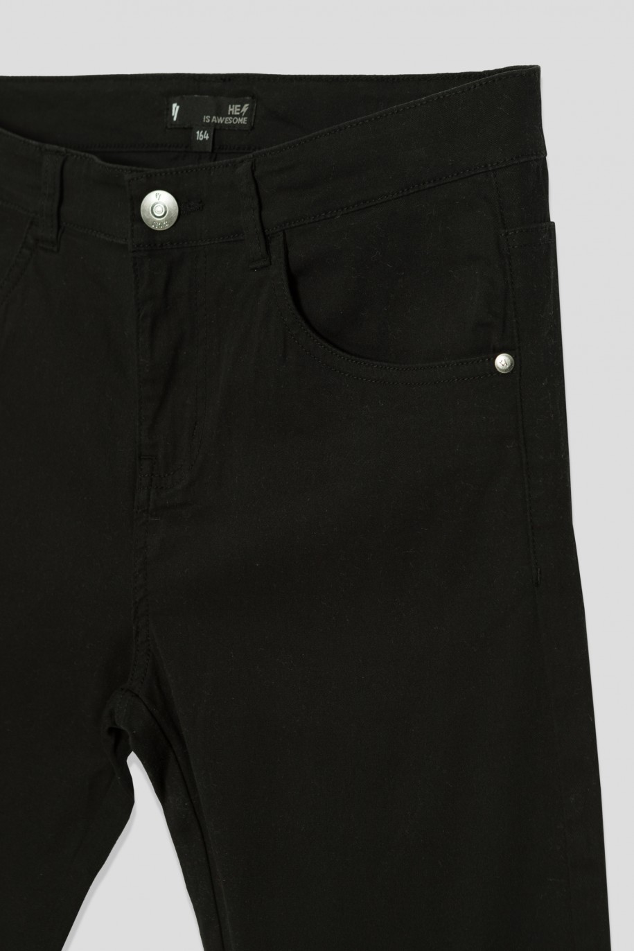 Czarne spodnie LOOSE - 34126