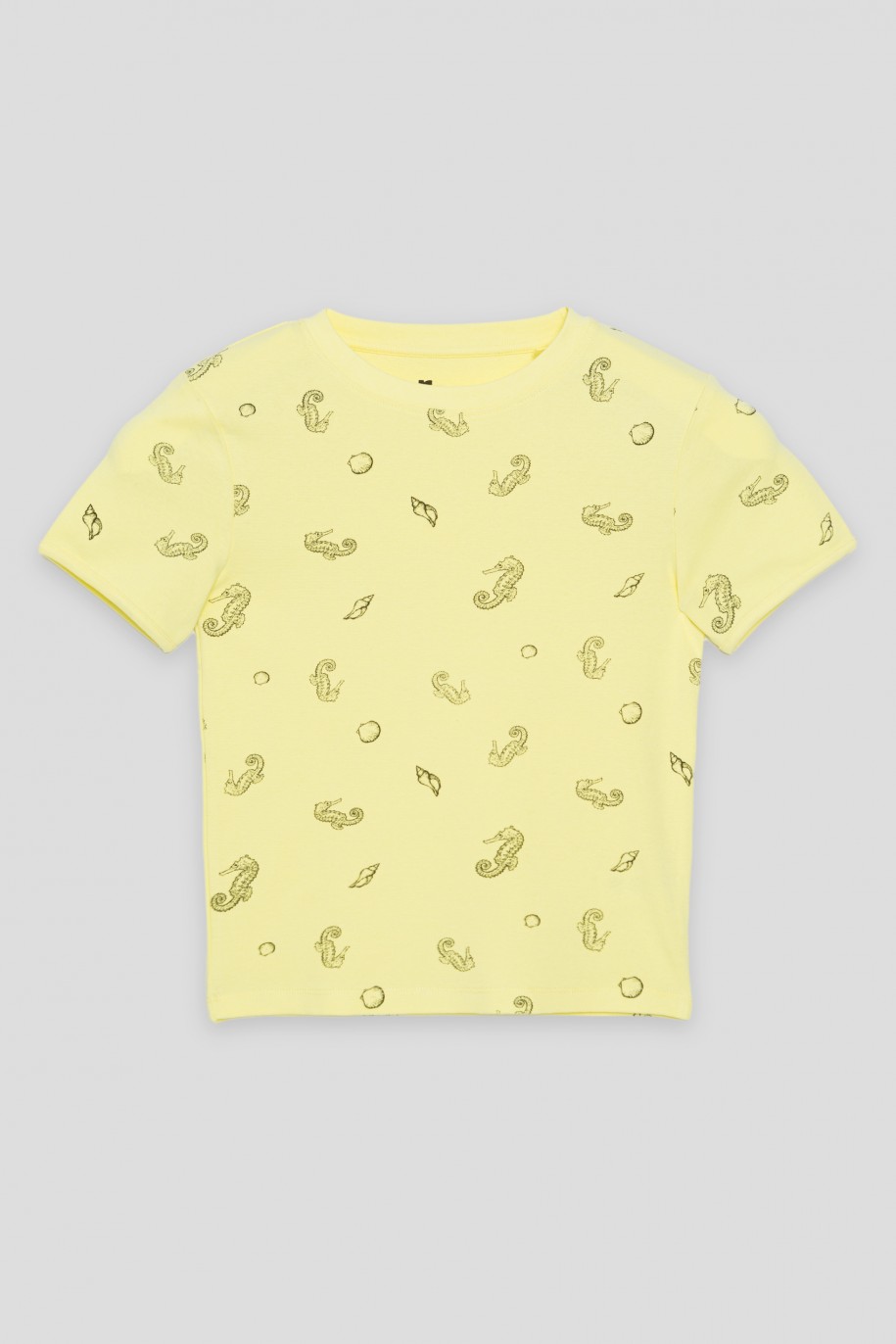 Żółty t-shirt SEAHORSE - 34532
