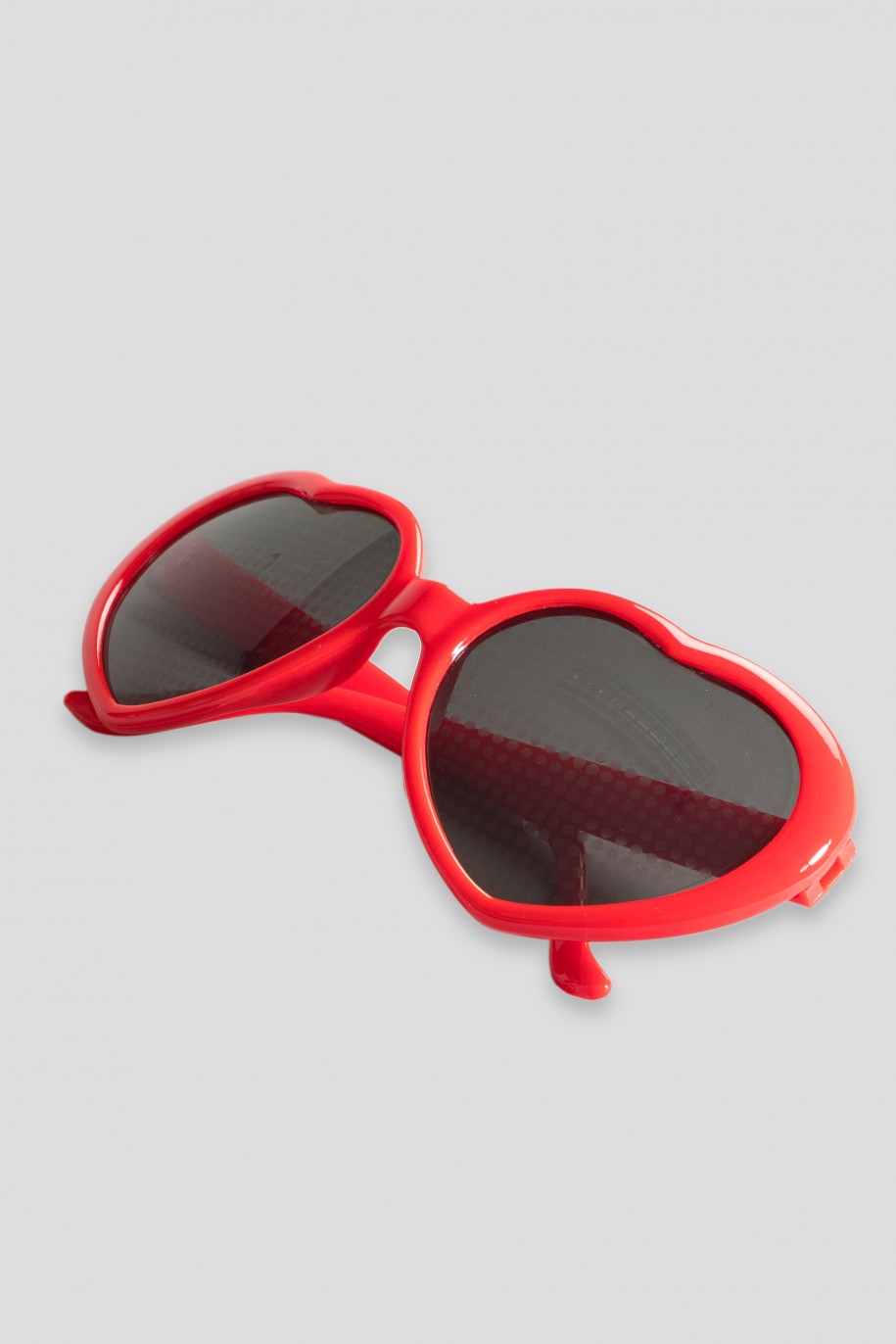 Czerwone okulary przeciwsłoneczne SERCA - 34850