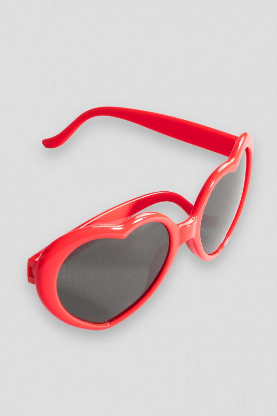 Czerwone okulary przeciwsłoneczne SERCA - 34851