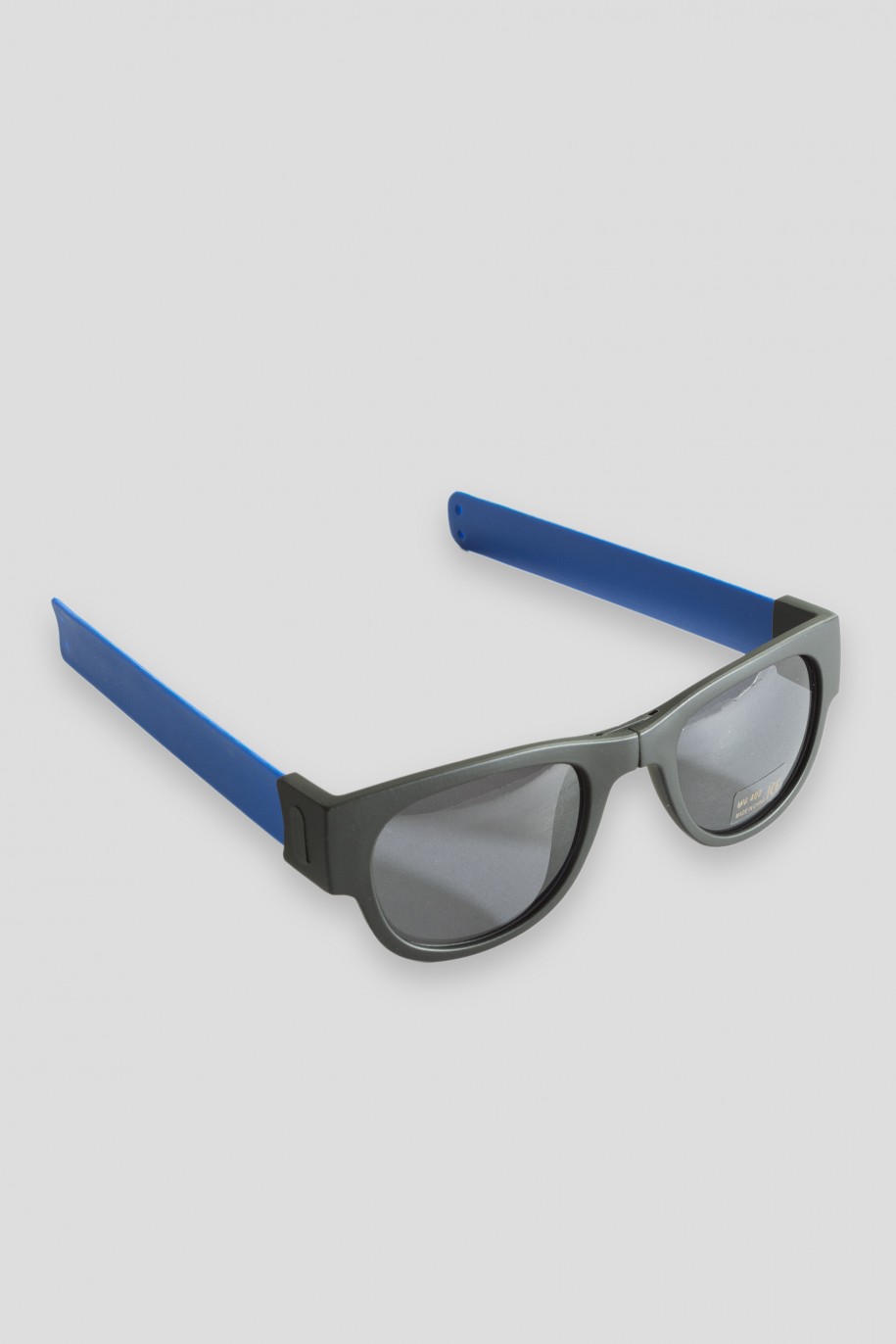 Niebieskie składane okulary przeciwsłoneczne - 34853
