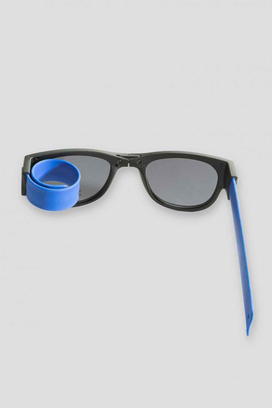 Niebieskie składane okulary przeciwsłoneczne - 34855