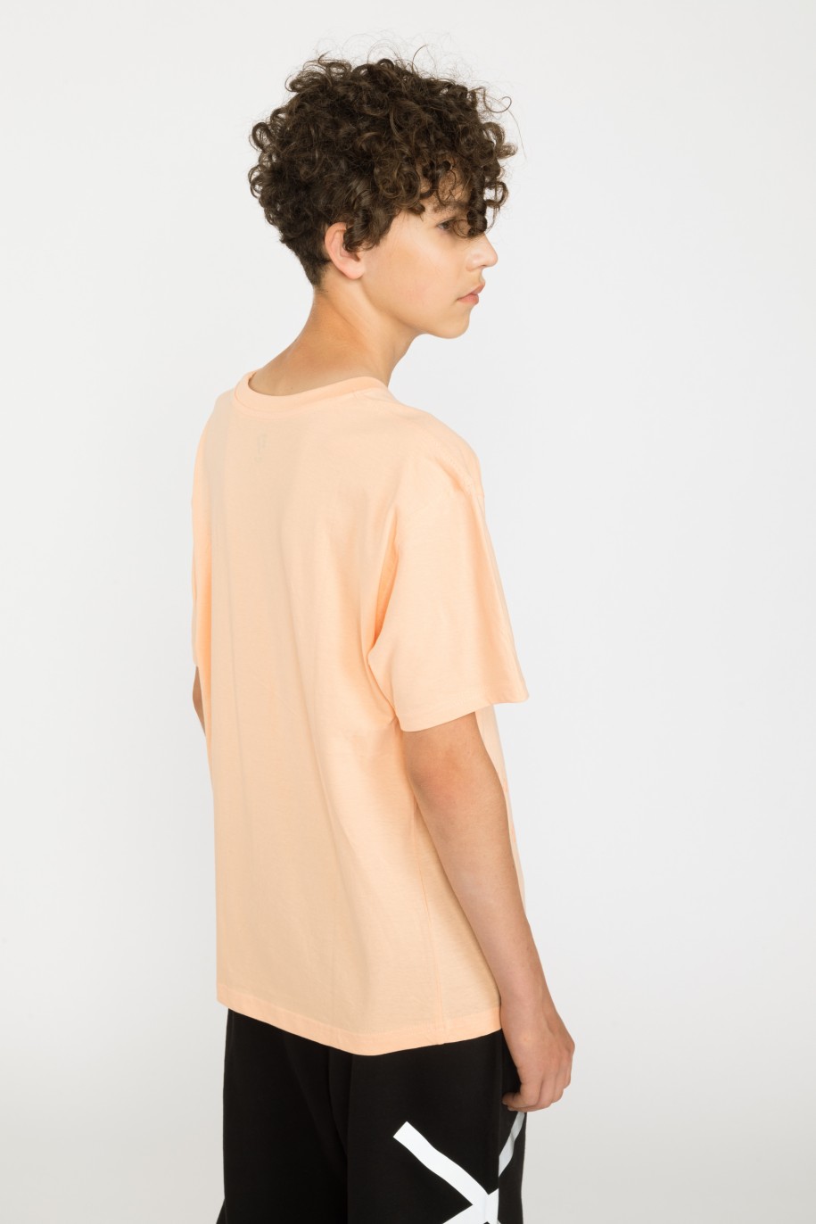 Pomarańczowy t-shirt NYC - 35308