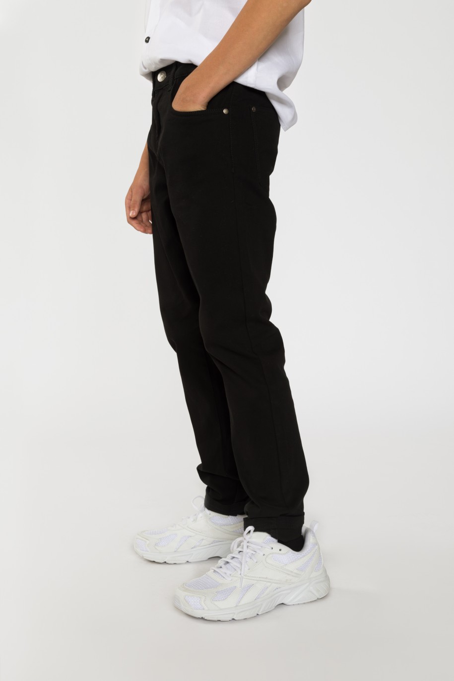 Czarne spodnie REGULAR - 35817