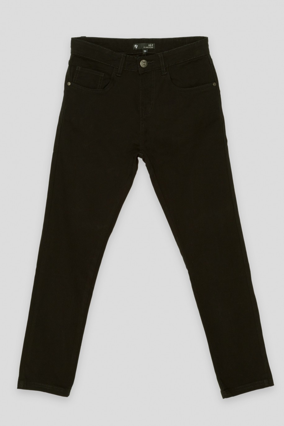 Czarne spodnie REGULAR - 35819