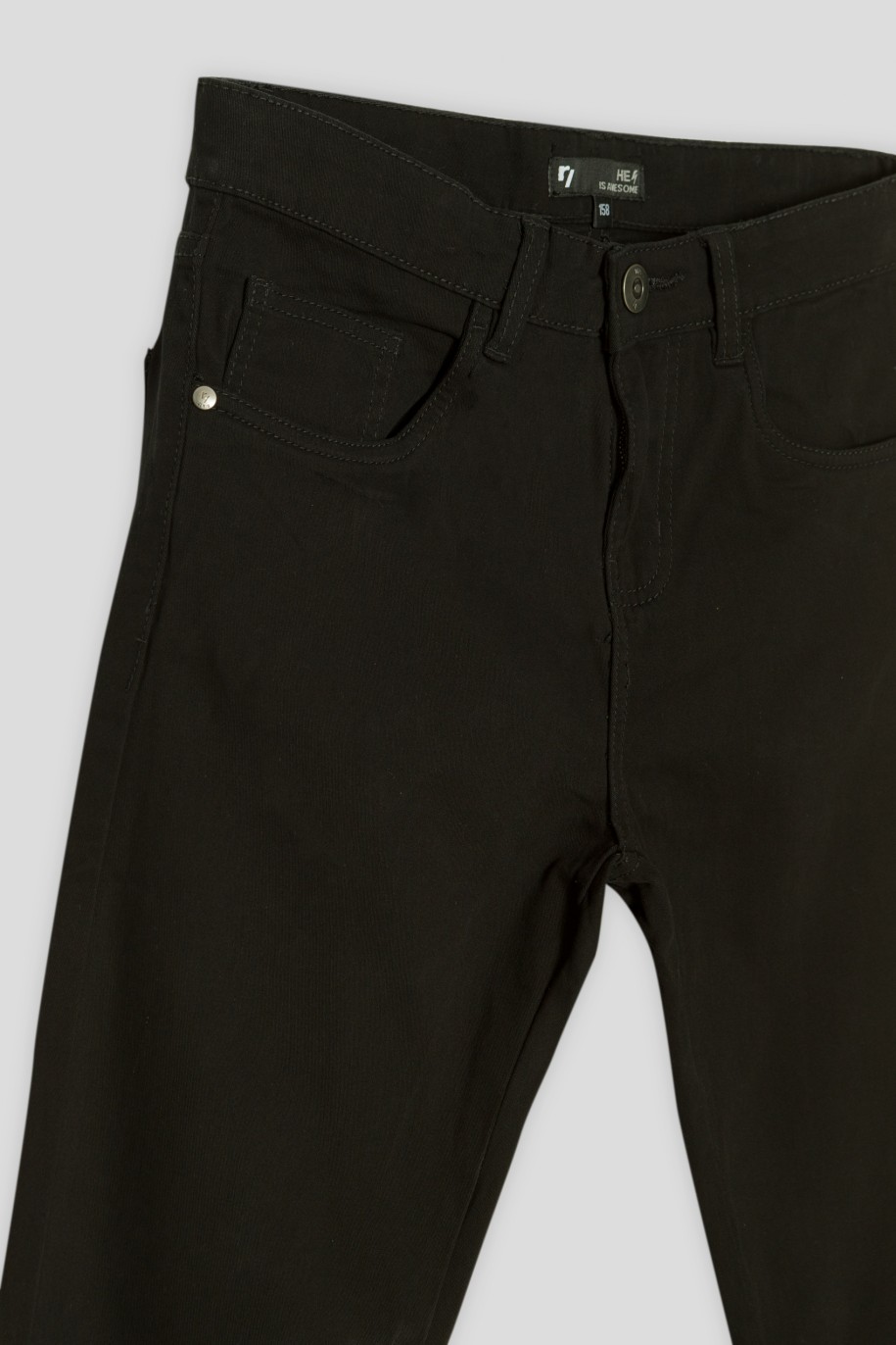 Czarne spodnie REGULAR - 35820