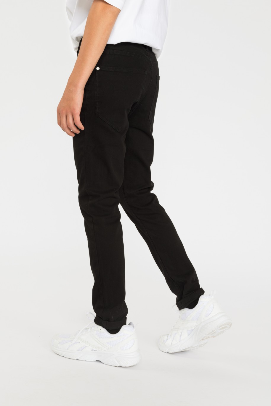 Czarne spodnie SLIM - 35833