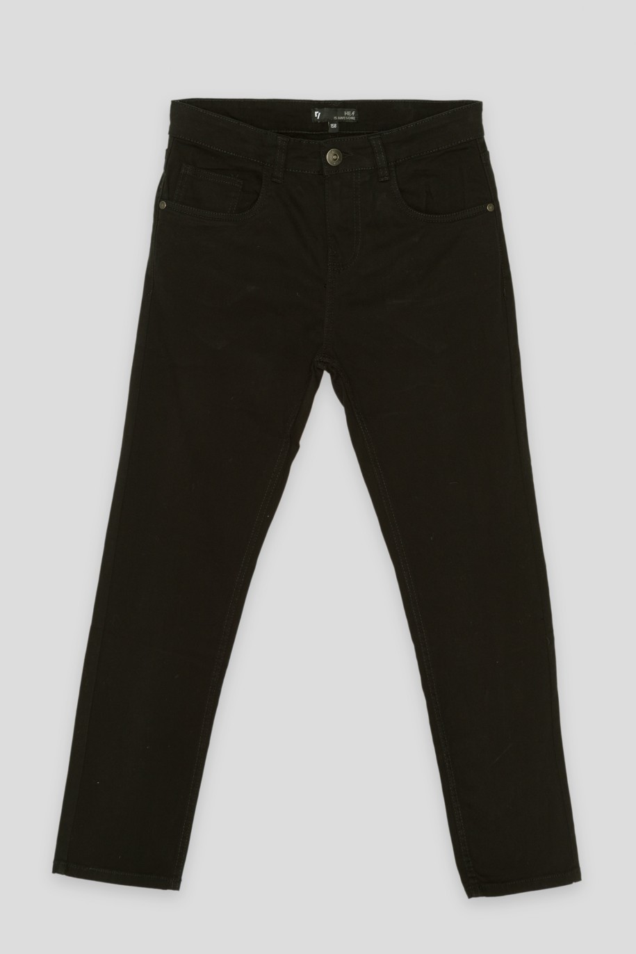 Czarne spodnie LOOSE - 35846