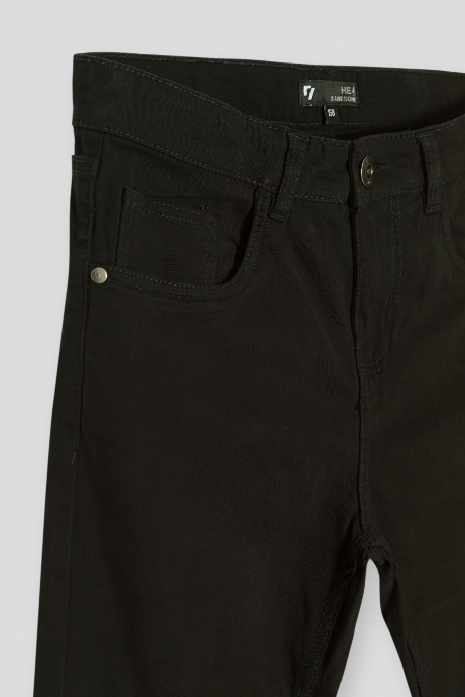 Czarne spodnie LOOSE - 35847