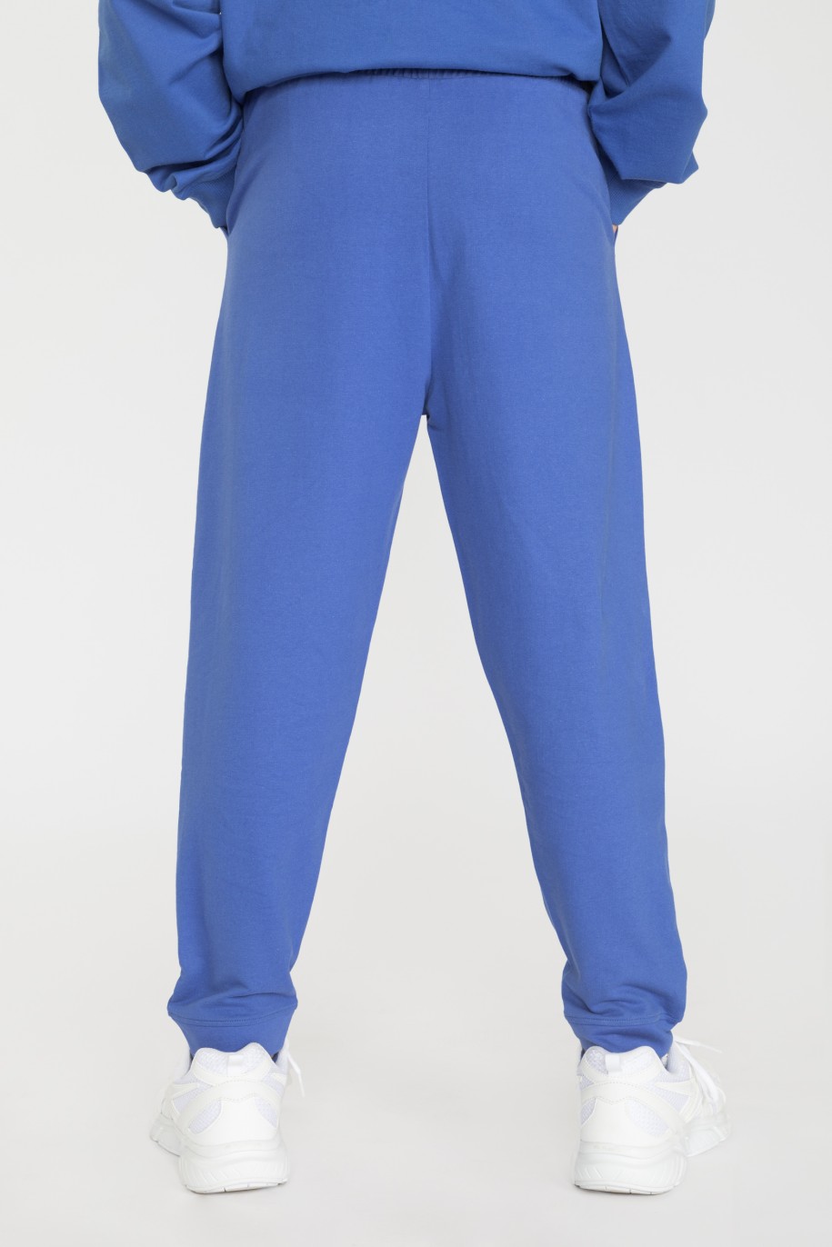 Niebieskie spodnie dresowe CLICK - 36347