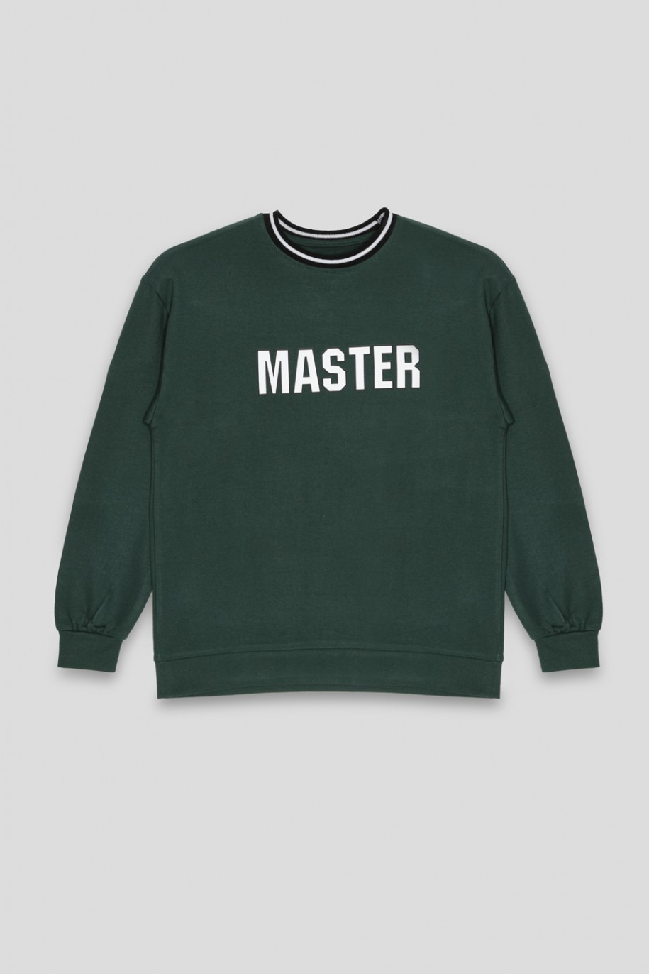 Zielona bluza z długim rękawem MASTER - 36482