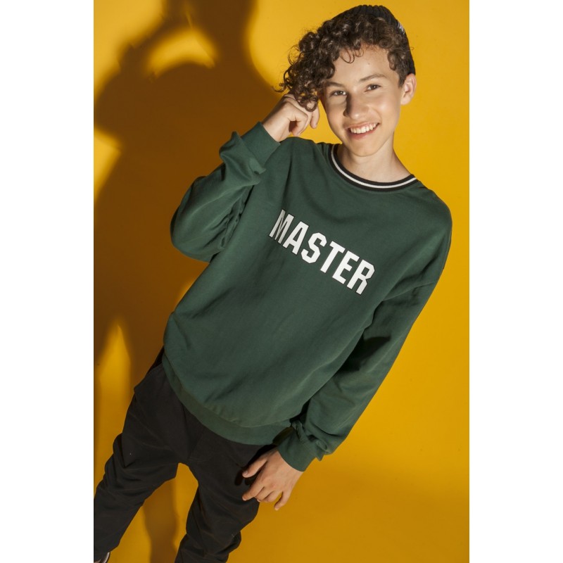 Zielona bluza z długim rękawem MASTER - 36608