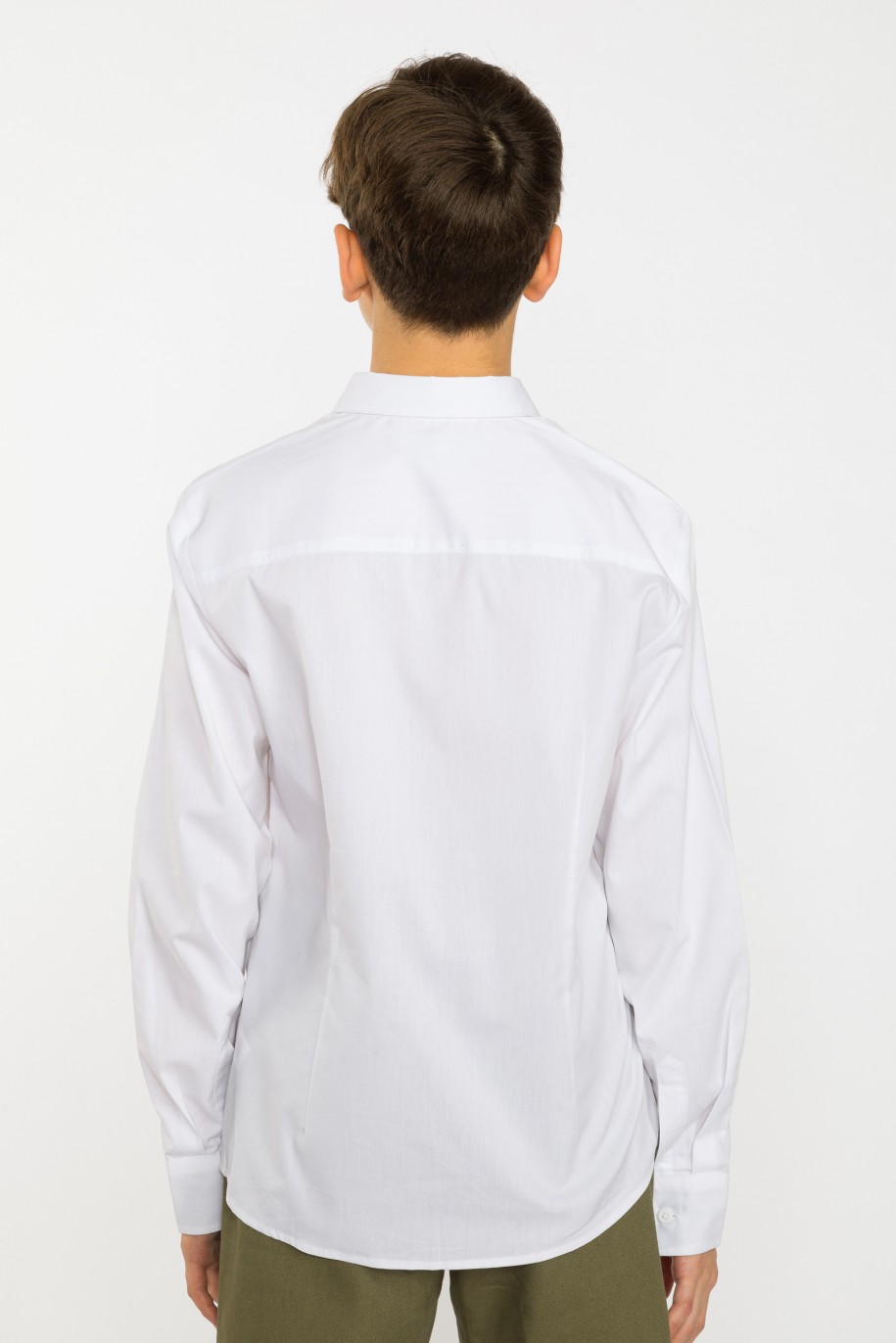 Biała klasyczna koszula z długim rękawem - 39000
