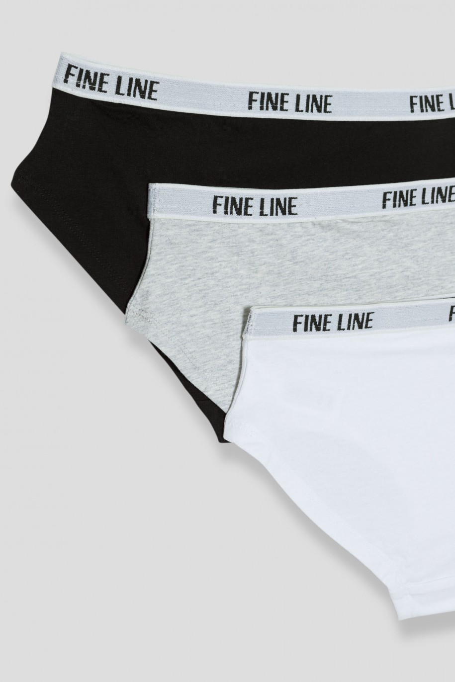 Bawełniane majtki FINE LINE  3-PAK - 39210