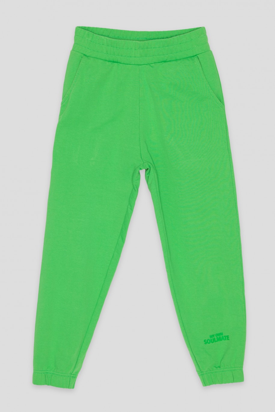 Zielone spodnie dresowe - 40588