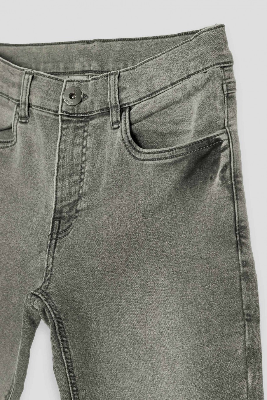 Szare proste jeansy - 40834