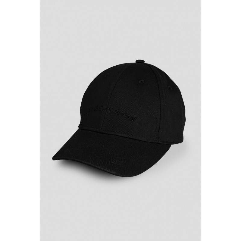 Czarna czapka z daszkiem - 41076
