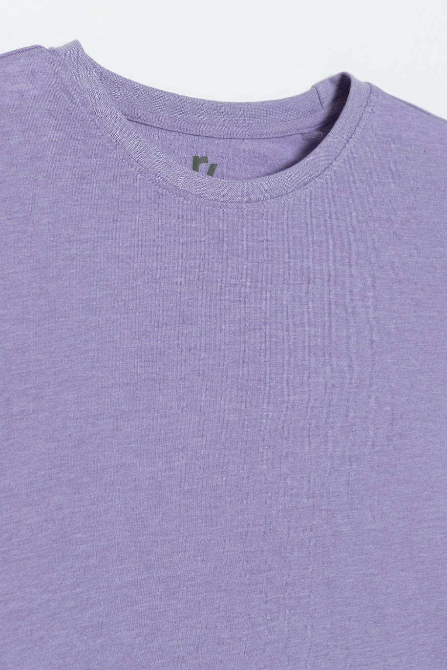 Fioletowy gładki t-shirt - 41266