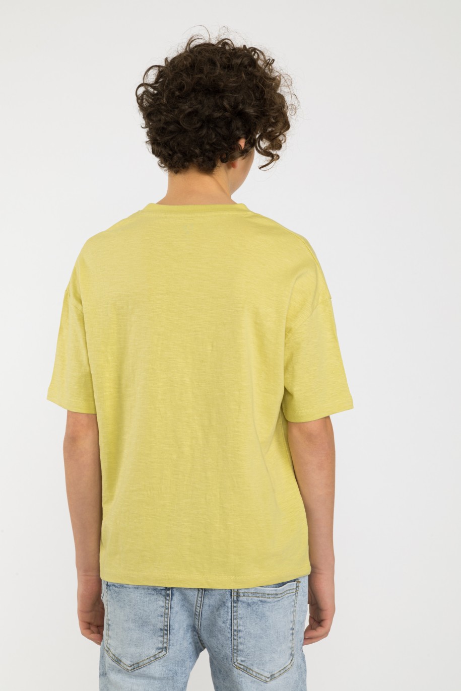 Żółty t-shirt RIDERS - 41268