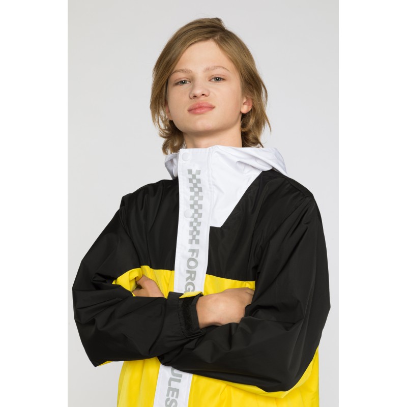 Żółto-czarna przejściowa kurtka dla chłopaka FORGET THE RULES - 41451