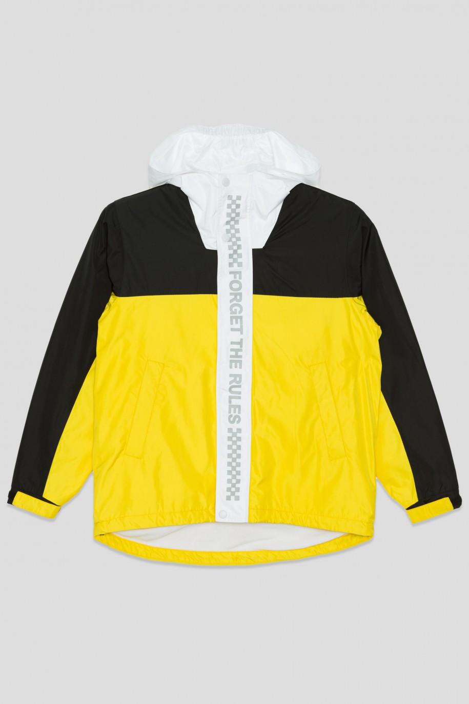 Żółto-czarna przejściowa kurtka dla chłopaka FORGET THE RULES - 41455