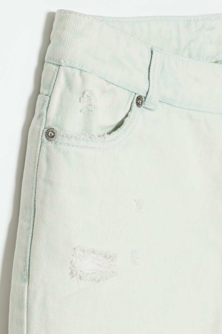Krótkie jeansowe spodenki dla dziewczyny - 41567