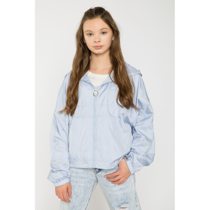 Przejściowa błękitna kurtka dla dziewczyny - 41762