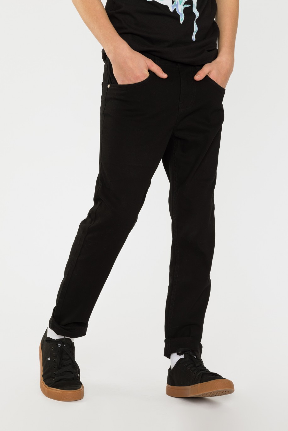 Czarne spodnie REGULAR - 41860