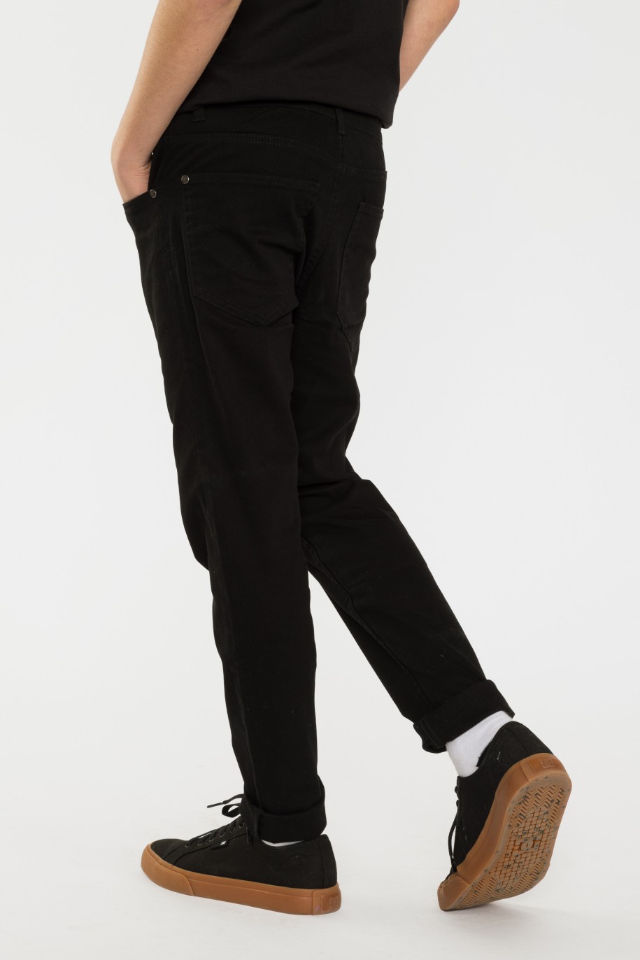 Czarne spodnie REGULAR - 41861