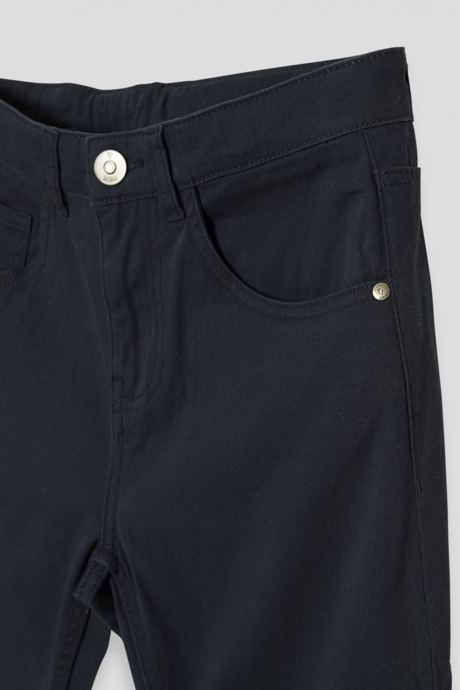 Granatowe spodnie REGULAR - 41870