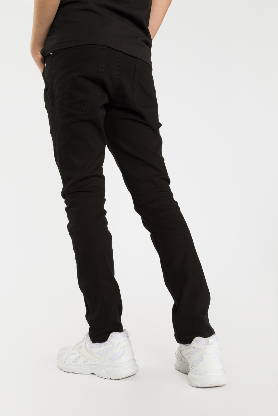 Czarne spodnie SLIM - 41874