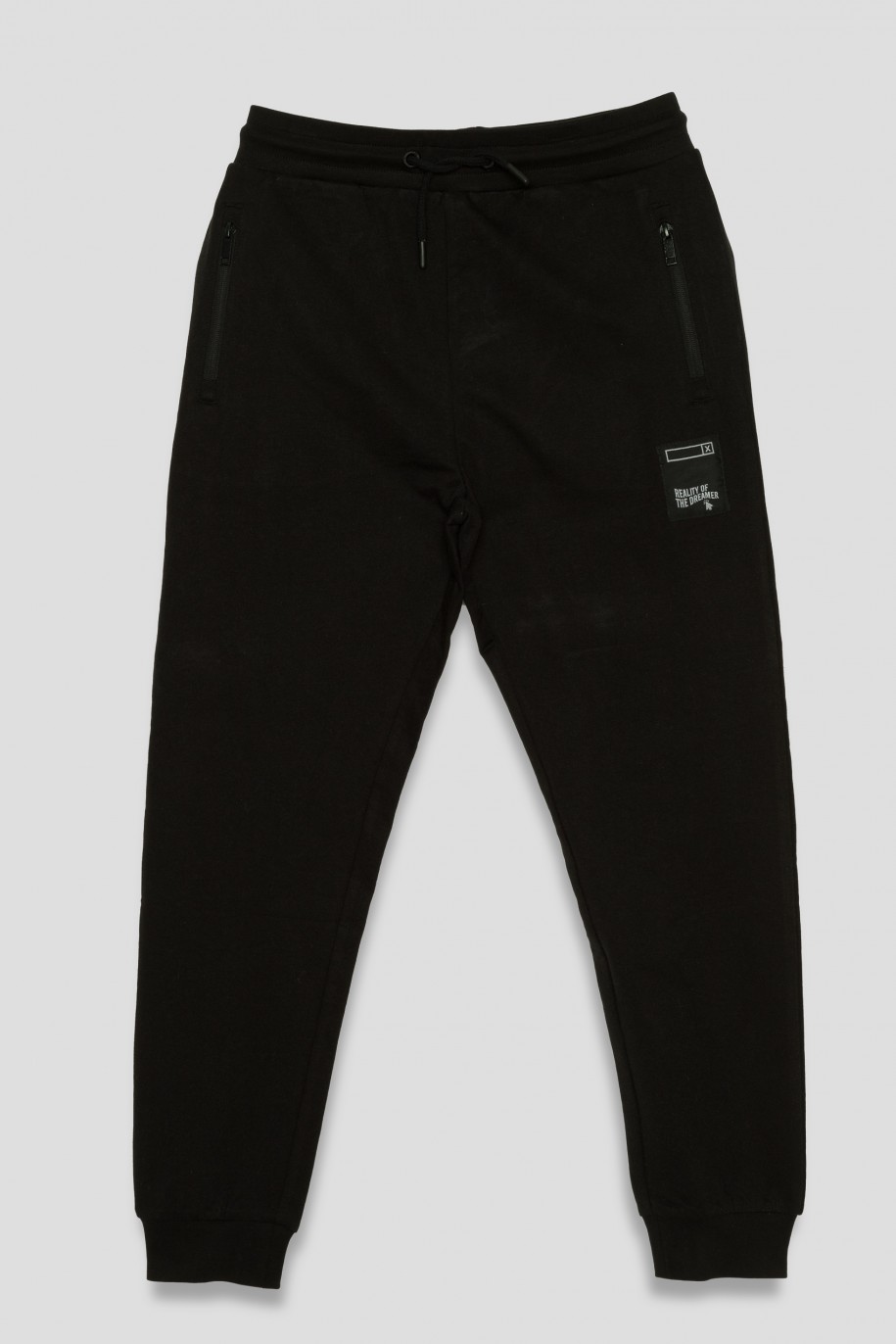 Czarne spodnie dresowe - 42264