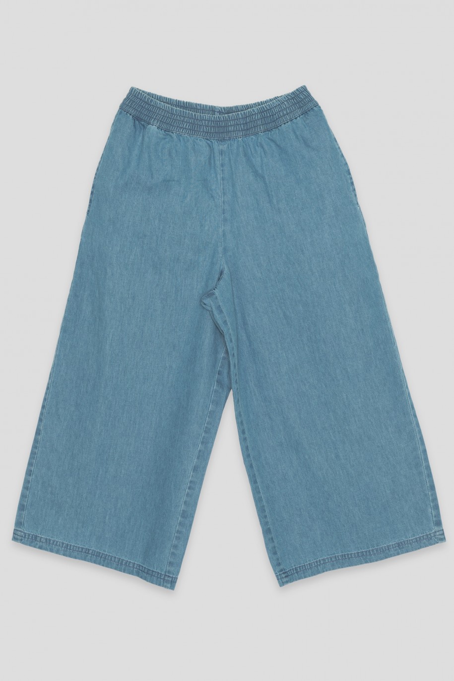 Niebieskie spodnie typu CULOTTY - 42498